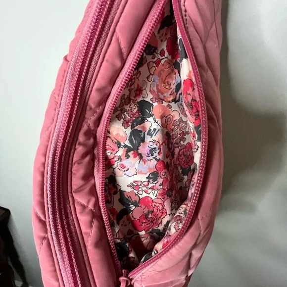 Vera Bradley ultralight essential sling backpack purse & wristlet blush sienna - Picture 11 of 15